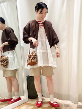 Iwaさん（レディース・160cm）の秋コーディネート