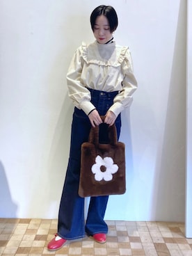 「チャイルドウーマン」｜Iwaさん（レディース・160cm）の秋コーディネート
