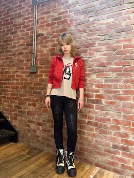 k_n_e0819さんの（HYSTERIC GLAMOUR | ヒステリックグラマー）を使ったコーディネート