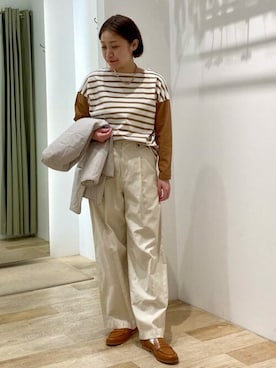 「eness（エネス）のアイテム」を使った、sayakaさん（レディース・153cm）の冬コーディネート