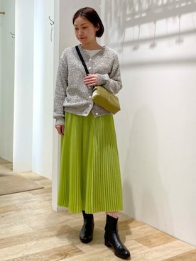 「Jack Gomme（ジャックゴム）のアイテム」を使った、sayakaさん（レディース・153cm）の冬コーディネート