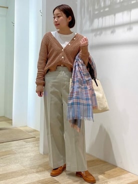 「Glen Prince（グレンプリンス）のアイテム」を使った、sayakaさん（レディース・153cm）の冬コーディネート