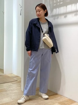 「Jack Gomme（ジャックゴム）のアイテム」を使った、sayakaさん（レディース・153cm）の春コーディネート