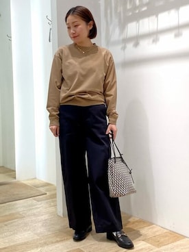 「marco masi（マルコマージ）のアイテム」を使った、sayakaさん（レディース・153cm）の春コーディネート