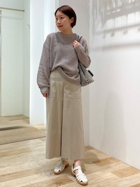 「marco masi（マルコマージ）のアイテム」を使った、sayakaさん（レディース・153cm）の春コーディネート