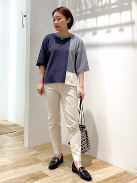 「marco masi（マルコマージ）のアイテム」を使った、sayakaさん（レディース・153cm）の春コーディネート