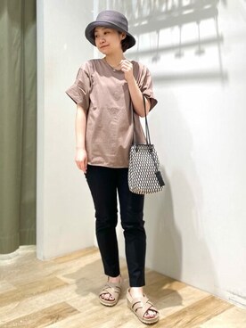 「marco masi（マルコマージ）のアイテム」を使った、sayakaさん（レディース・153cm）の春コーディネート