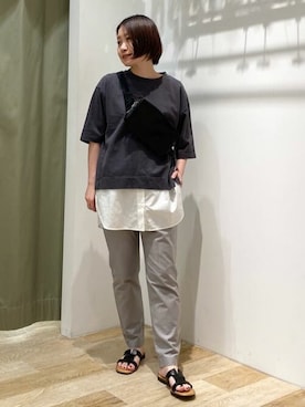 「eness（エネス）のアイテム」を使った、sayakaさん（レディース・153cm）の夏コーディネート