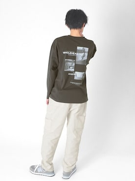 「アイテム（パンツ）」を使った、GLAZOSさん（キッズ・157cm）の冬コーディネート