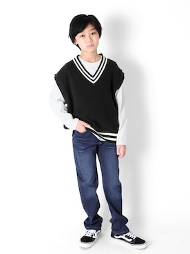 GLAZOSさん（キッズ・150cm）の春コーディネート