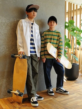 GLAZOSさん（キッズ・158cm）の冬コーディネート