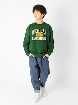 「GLAZOS（グラソス）のアイテム」を使った、GLAZOSさん（キッズ・145cm）の春コーディネート