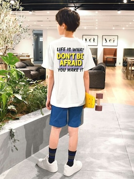 「アイテム（ソックス/靴下）」を使った、GLAZOSさん（キッズ・147cm）の春コーディネート