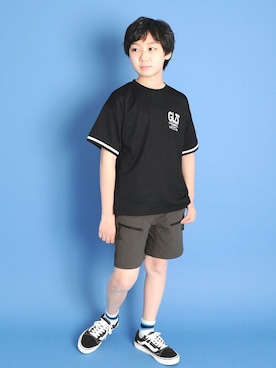 「アイテム（レッグウェア）」を使った、GLAZOSさん（キッズ・150cm）の春コーディネート