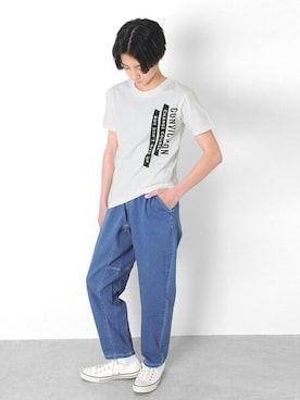 「アイテム（パンツ）」を使った、GLAZOSさん（キッズ・160cm）の春コーディネート