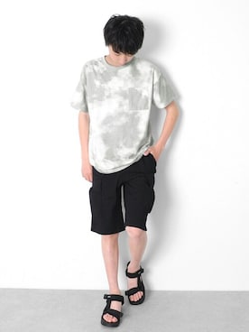 「アイテム（パンツ）」を使った、GLAZOSさん（キッズ・160cm）の春コーディネート