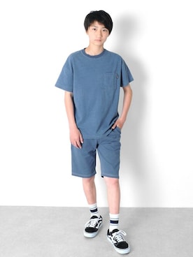 「アイテム（パンツ）」を使った、GLAZOSさん（キッズ・160cm）の春コーディネート