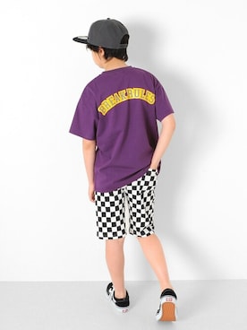 「GLAZOS（グラソス）のアイテム（帽子）」を使った、GLAZOSさん（キッズ・146cm）の春コーディネート