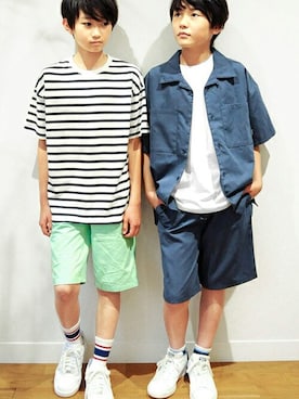 GLAZOSさん（キッズ・147cm）の夏コーディネート