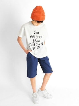 「GLAZOS（グラソス）のアイテム」を使った、GLAZOSさん（キッズ・147cm）の夏コーディネート