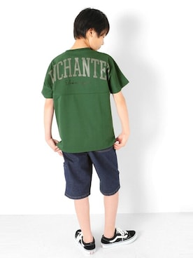 「アイテム（デニムパンツ）」を使った、GLAZOSさん（キッズ・149cm）の夏コーディネート