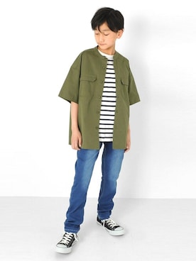 GLAZOSさん（キッズ・146cm）の夏コーディネート