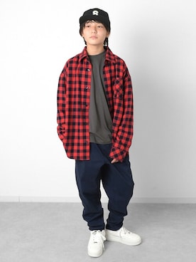 GLAZOSさん（キッズ・149cm）の冬コーディネート