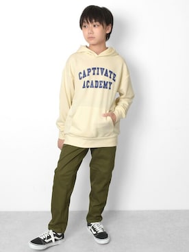 「GLAZOS（グラソス）のアイテム」を使った、GLAZOSさん（キッズ・151cm）の秋コーディネート