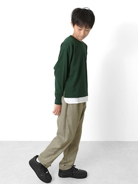 「GLAZOS（グラソス）のアイテム」を使った、GLAZOSさん（キッズ・149cm）の冬コーディネート