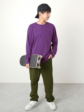 GLAZOSさん（キッズ・159cm）の冬コーディネート