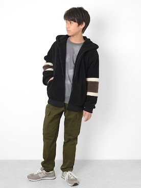 GLAZOSさん（キッズ・159cm）の冬コーディネート