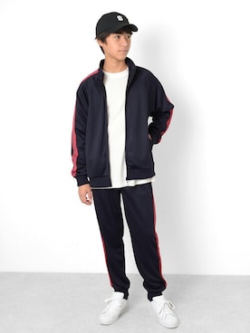 「アイテム（帽子）」を使った、GLAZOSさん（キッズ・159cm）の冬コーディネート