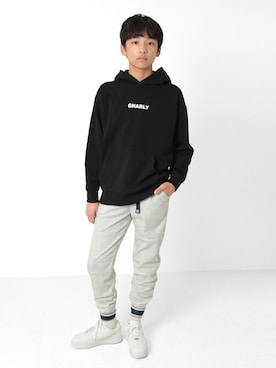 「アイテム（ソックス/靴下）」を使った、GLAZOSさん（キッズ・159cm）の冬コーディネート