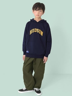 「アイテム（パーカー）」を使った、GLAZOSさん（キッズ・150cm）の冬コーディネート