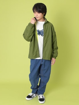 「GLAZOS（グラソス）のアイテム」を使った、GLAZOSさん（キッズ・154cm）の冬コーディネート