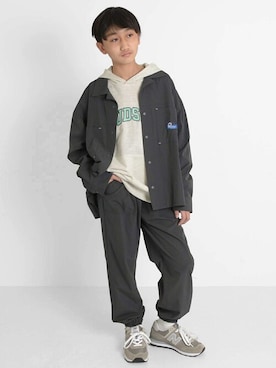 「アイテム（トップス）」を使った、GLAZOSさん（キッズ・152cm）の春コーディネート