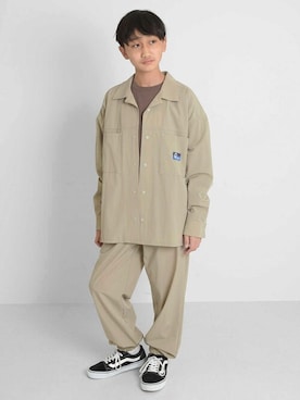 「アイテム（シャツ/ブラウス）」を使った、GLAZOSさん（キッズ・152cm）の春コーディネート