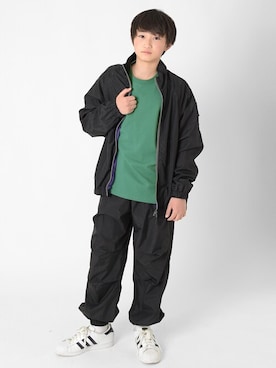 「アイテム（Tシャツ/カットソー）」を使った、GLAZOSさん（キッズ・151cm）の春コーディネート