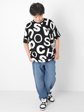 「アイテム（シューズ）」を使った、GLAZOSさん（キッズ・156cm）の春コーディネート