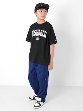 「アイテム（パンツ）」を使った、GLAZOSさん（キッズ・156cm）の春コーディネート