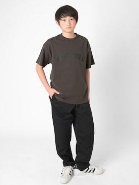 「アイテム（Tシャツ/カットソー）」を使った、GLAZOSさん（キッズ・151cm）の春コーディネート