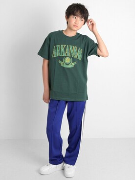 「アイテム（Tシャツ/カットソー）」を使った、GLAZOSさん（キッズ・151cm）の春コーディネート