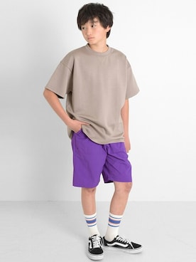 「アイテム（レッグウェア）」を使った、GLAZOSさん（キッズ・151cm）の春コーディネート