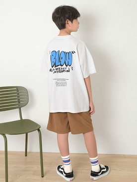 「アイテム（レッグウェア）」を使った、GLAZOSさん（キッズ・150cm）の春コーディネート