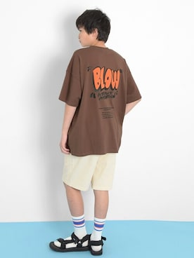 「アイテム（レッグウェア）」を使った、GLAZOSさん（キッズ・151cm）の春コーディネート