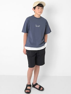 「アイテム（サンダル）」を使った、GLAZOSさん（キッズ・151cm）の夏コーディネート