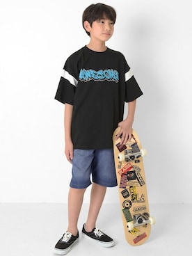 「アイテム（パンツ）」を使った、GLAZOSさん（キッズ・150cm）の春コーディネート