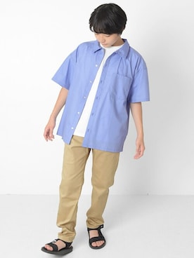 「GLAZOS（グラソス）のアイテム」を使った、GLAZOSさん（キッズ・154cm）の夏コーディネート