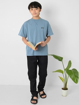 「アイテム（サンダル）」を使った、GLAZOSさん（キッズ・154cm）の夏コーディネート