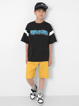 「GLAZOS（グラソス）のアイテム（キャップ）」を使った、GLAZOSさん（キッズ・152cm）の夏コーディネート